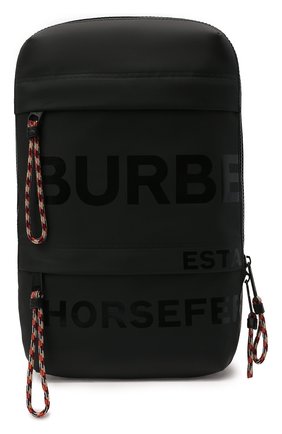 Мужской текстильный рюкзак BURBERRY черного цвета, арт. 8036554 | Фото 1 (Материал: Текстиль; Размер: medium; Ремень/цепочка: На плечо, На ремешке)
