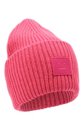 Мужская шерстяная шапка ACNE STUDIOS розового цвета по цене 12600 руб., арт. C40140/M | Фото 1 Мужская шерстяная шапка ACNE STUDIOS розового цвета, арт. C40140/M | Фото 1
