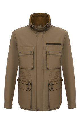 Мужская куртка ERMENEGILDO ZEGNA хаки цвета по цене 370500 руб., арт. UWT10/W206P | Фото 1 Мужская куртка ERMENEGILDO ZEGNA хаки цвета, арт. UWT10/W206P | Фото 1 (Рукава: Длинные; Кросс-КТ: Куртка, Ветровка; Материал внешний: Хлопок, Синтетический материал; Стили: Кэжуэл, Милитари; Материал подклада: Синтетический материал; Длина (верхняя одежда): До середины бедра)