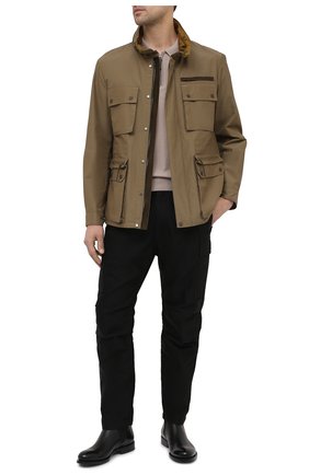 Мужская куртка ERMENEGILDO ZEGNA хаки цвета по цене 370500 руб., арт. UWT10/W206P | Фото 2 Мужская куртка ERMENEGILDO ZEGNA хаки цвета, арт. UWT10/W206P | Фото 2 (Рукава: Длинные; Кросс-КТ: Куртка, Ветровка; Материал внешний: Хлопок, Синтетический материал; Стили: Кэжуэл, Милитари; Материал подклада: Синтетический материал; Длина (верхняя одежда): До середины бедра)