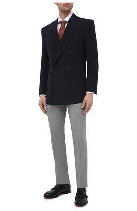 Мужской льняной пиджак ZEGNA COUTURE темно-синего цвета по цене 293000 руб., арт. 987095/1197N0 | Фото 2 Мужской льняной пиджак ZEGNA COUTURE темно-синего цвета, арт. 987095/1197N0 | Фото 2