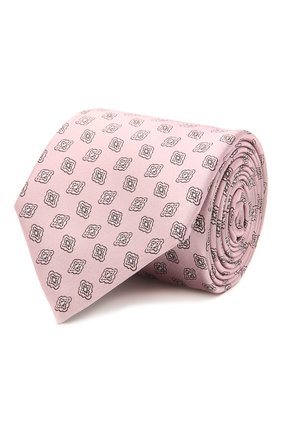 Мужской шелковый галстук ERMENEGILDO ZEGNA розового цвета по цене 19500 руб., арт. Z9D43/100 | Фото 1 Мужской шелковый галстук ERMENEGILDO ZEGNA розового цвета, арт. Z9D43/100 | Фото 1