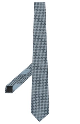 Мужской шелковый галстук ERMENEGILDO ZEGNA голубого цвета по цене 17650 руб., арт. Z9D41/100 | Фото 2 Мужской шелковый галстук ERMENEGILDO ZEGNA голубого цвета, арт. Z9D41/100 | Фото 2 (Принт: С принтом; Материал: Текстиль, Шелк)