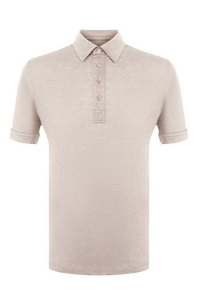 Мужское льняное поло ERMENEGILDO ZEGNA бежевого цвета по цене 33050 руб., арт. UU564/723 | Фото 1 Мужское льняное поло ERMENEGILDO ZEGNA бежевого цвета, арт. UU564/723 | Фото 1