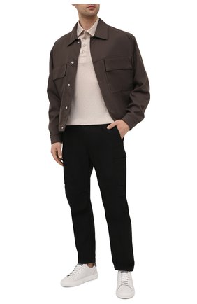 Мужское льняное поло ERMENEGILDO ZEGNA бежевого цвета по цене 33050 руб., арт. UU564/723 | Фото 2 Мужское льняное поло ERMENEGILDO ZEGNA бежевого цвета, арт. UU564/723 | Фото 2