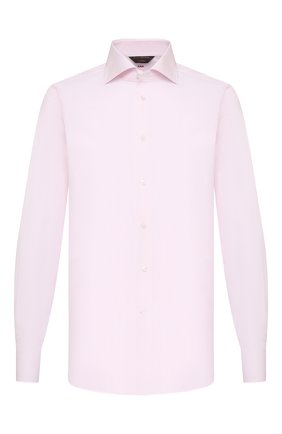 Мужская хлопковая сорочка ZEGNA COUTURE светло-розового цвета по цене 62850 руб., арт. 902041/9NS0LB | Фото 1 Мужская хлопковая сорочка ZEGNA COUTURE светло-розового цвета, арт. 902041/9NS0LB | Фото 1 (Случай: Формальный; Манжеты: На пуговицах; Рукава: Длинные; Материал внешний: Хлопок; Длина (для топов): Стандартные; Рубашки М: Regular Fit; Стили: Классический; Принт: Однотонные; Воротник: Акула)
