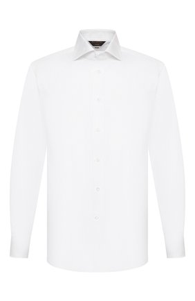 Мужская хлопковая сорочка ZEGNA COUTURE белого цвета по цене 62850 руб., арт. 902013/9NS0LB | Фото 1 Мужская хлопковая сорочка ZEGNA COUTURE белого цвета, арт. 902013/9NS0LB | Фото 1 (Воротник: Акула; Стили: Классический; Манжеты: На пуговицах; Рукава: Длинные; Случай: Формальный; Рубашки М: Regular Fit; Принт: Однотонные; Длина (для топов): Стандартные; Материал внешний: Хлопок)