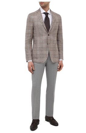 Мужская хлопковая сорочка ZEGNA COUTURE белого цвета по цене 62850 руб., арт. 902013/9NS0LB | Фото 2 Мужская хлопковая сорочка ZEGNA COUTURE белого цвета, арт. 902013/9NS0LB | Фото 2 (Воротник: Акула; Стили: Классический; Манжеты: На пуговицах; Рукава: Длинные; Случай: Формальный; Рубашки М: Regular Fit; Принт: Однотонные; Длина (для топов): Стандартные; Материал внешний: Хлопок)