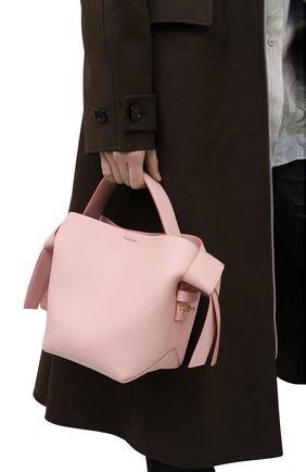 Женская сумка musubi mini ACNE STUDIOS розового цвета по цене 86350 руб., арт. A10093 | Фото 2 Женская сумка musubi mini ACNE STUDIOS розового цвета, арт. A10093 | Фото 2