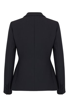 Женский жакет из шерсти и шелка DIOR черного цвета по цене 345000 руб., арт. 841V01A1166X9000 | Фото 2 Женский жакет из шерсти и шелка DIOR черного цвета, арт. 841V01A1166X9000 | Фото 2