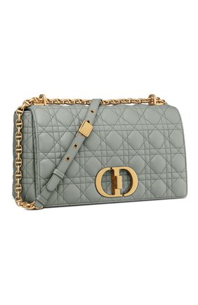 Женская сумка dior caro large DIOR серого цвета по цене 350000 руб., арт. M9243UWHCM41G | Фото 2 Женская сумка dior caro large DIOR серого цвета, арт. M9243UWHCM41G | Фото 2 (Материал: Натуральная кожа; Размер: large; Ремень/цепочка: С цепочкой; Сумки-технические: Сумки через плечо)