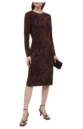 Женское платье RALPH LAUREN бордового цвета по цене 499000 руб., арт. 290820736 | Фото 2 Женское платье RALPH LAUREN бордового цвета, арт. 290820736 | Фото 2