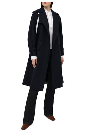 Женский пуловер TOM FORD белого цвета по цене 159000 руб., арт. MAK1047-YAX292 | Фото 2 Женский пуловер TOM FORD белого цвета, арт. MAK1047-YAX292 | Фото 2