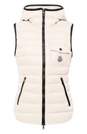Женский пуховый жилет MONCLER GENIUS белого цвета по цене 80900 руб., арт. G1-093-1A129-00-5396Q | Фото 1 Женский пуховый жилет MONCLER GENIUS белого цвета, арт. G1-093-1A129-00-5396Q | Фото 1