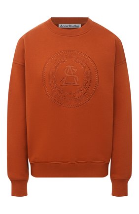 Женский хлопковый свитшот ACNE STUDIOS оранжевого цвета по цене 33650 руб., арт. AI0081 | Фото 1 Женский хлопковый свитшот ACNE STUDIOS оранжевого цвета, арт. AI0081 | Фото 1