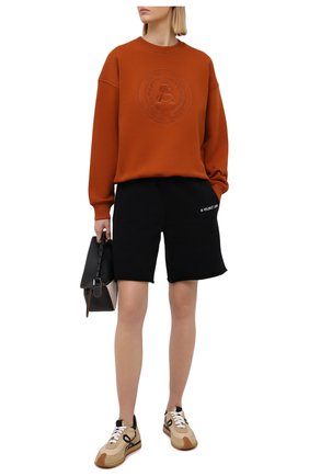 Женский хлопковый свитшот ACNE STUDIOS оранжевого цвета по цене 33650 руб., арт. AI0081 | Фото 2 Женский хлопковый свитшот ACNE STUDIOS оранжевого цвета, арт. AI0081 | Фото 2