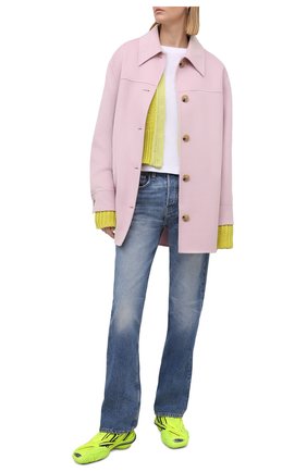 Женская хлопковая футболка ACNE STUDIOS белого цвета по цене 11500 руб., арт. AL0202 | Фото 2 Женская хлопковая футболка ACNE STUDIOS белого цвета, арт. AL0202 | Фото 2