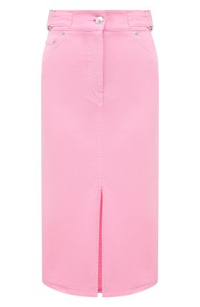 Женская джинсовая юбка MSGM светло-розового цвета по цене 23800 руб., арт. 3041MDD42T 217279 | Фото 1 Женская джинсовая юбка MSGM светло-розового цвета, арт. 3041MDD42T 217279 | Фото 1