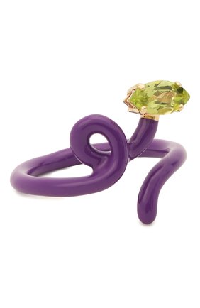 Женское кольцо BEA BONGIASCA фиолетового цвета, арт. VR112YGS/M | Фото 1 (Материал: Металл)