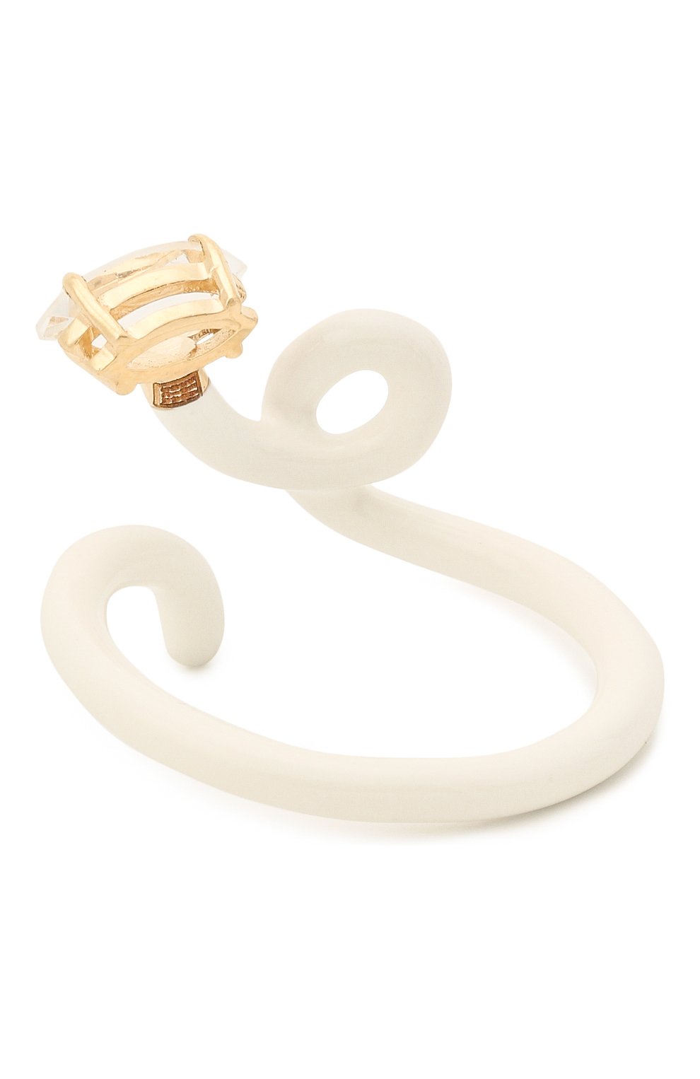 Женское кольцо BEA BONGIASCA белого цвета, арт. VR114YGS/M | Фото 2 (Материал: Металл)
