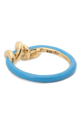 Женское кольцо BEA BONGIASCA светло-голубого цвета, арт. VR122YG-T/M | Фото 2 (Материал: Металл)