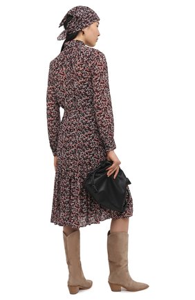 Женское платье MICHAEL MICHAEL KORS бордового цвета по цене 26800 руб., арт. MH08000E7M | Фото 2 Женское платье MICHAEL MICHAEL KORS бордового цвета, арт. MH08000E7M | Фото 2