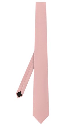Мужской шелковый галстук BOSS розового цвета, арт. 50451922 | Фото 2 (Материал: Текстиль, Шелк; Принт: Без принта)