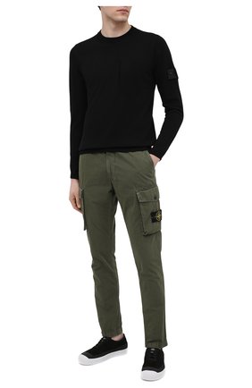 Мужской свитер из хлопка и шелка STONE ISLAND SHADOW PROJECT черного цвета по цене 39950 руб., арт. 7419506A4 | Фото 2 Мужской свитер из хлопка и шелка STONE ISLAND SHADOW PROJECT черного цвета, арт. 7419506A4 | Фото 2