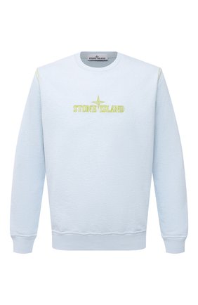 Мужской хлопковый свитшот STONE ISLAND синего цвета по цене 19750 руб., арт. 741561459 | Фото 1 Мужской хлопковый свитшот STONE ISLAND синего цвета, арт. 741561459 | Фото 1 (Мужское Кросс-КТ: свитшот-одежда; Длина (для топов): Стандартные; Принт: С принтом; Рукава: Длинные; Материал внешний: Хлопок; Стили: Гранж)