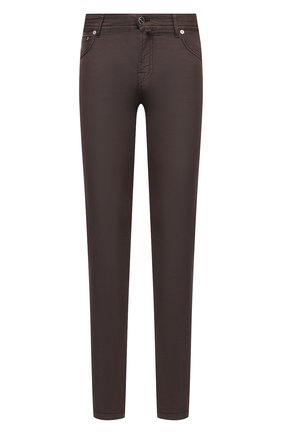 Мужские брюки KITON коричневого цвета, арт. UPNJSJ07T45 | Фото 1 (Материал внешний: Лиоцелл, Хлопок, Растительное волокно; Стили: Кэжуэл; Длина (брюки, джинсы): Стандартные; Случай: Повседневный; Региональные ограничения белый список (Axapta Mercury): RU)