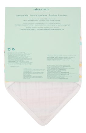 Детский комплект из двух нагрудников ADEN+ANAIS разноцветного цвета по цене 1130 руб., арт. G4334B | Фото 2 Детский комплект из двух нагрудников ADEN+ANAIS разноцветного цвета, арт. G4334B | Фото 2