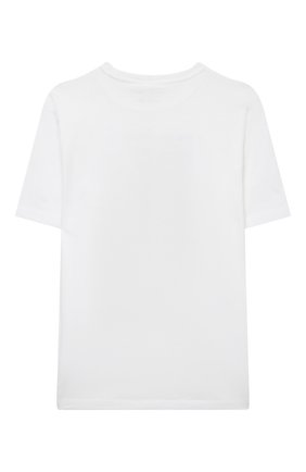 Детская хлопковая футболка STELLA MCCARTNEY белого цвета по цене 3890 руб., арт. 602650/SQJC4 | Фото 2 Детская хлопковая футболка STELLA MCCARTNEY белого цвета, арт. 602650/SQJC4 | Фото 2