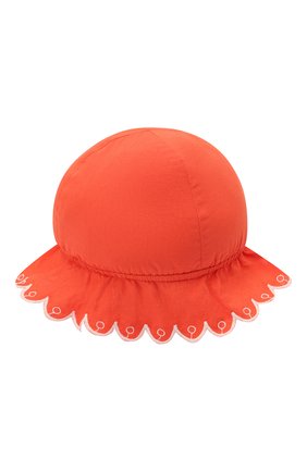 Детская хлопковая панама STELLA MCCARTNEY кораллового цвета по цене 3455 руб., арт. 602558/SQK79 | Фото 1 Детская хлопковая панама STELLA MCCARTNEY кораллового цвета, арт. 602558/SQK79 | Фото 1