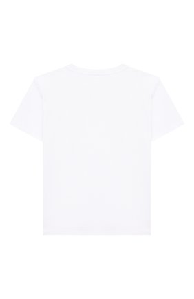 Детская хлопковая футболка STELLA MCCARTNEY белого цвета по цене 3890 руб., арт. 602241/SQJ83 | Фото 2 Детская хлопковая футболка STELLA MCCARTNEY белого цвета, арт. 602241/SQJ83 | Фото 2