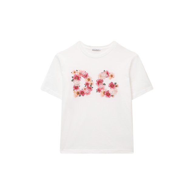 Хлопковая футболка Dolce & Gabbana L5JTAZ/G7XMC/8-14