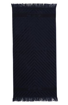 Хлопковое полотенце LORO PIANA синего цвета по цене 18200 руб., арт. FAL1074 | Фото 2 Хлопковое полотенце LORO PIANA синего цвета, арт. FAL1074 | Фото 2 (Региональные ограничения белый список (Axapta Mercury): RU)