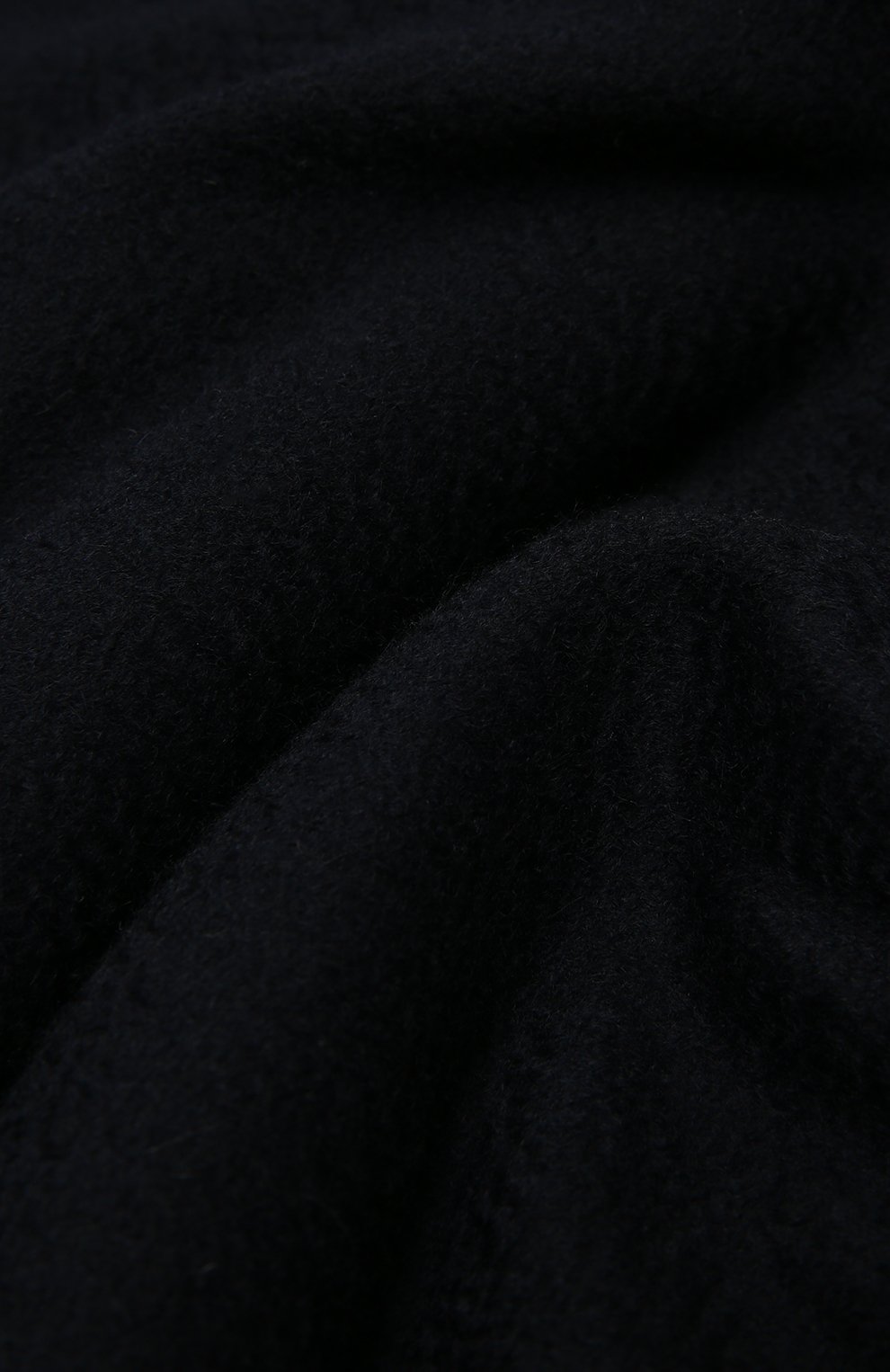 Кашемировый плед LORO PIANA темно-синего цвета, арт. FAA1158 | Фото 3