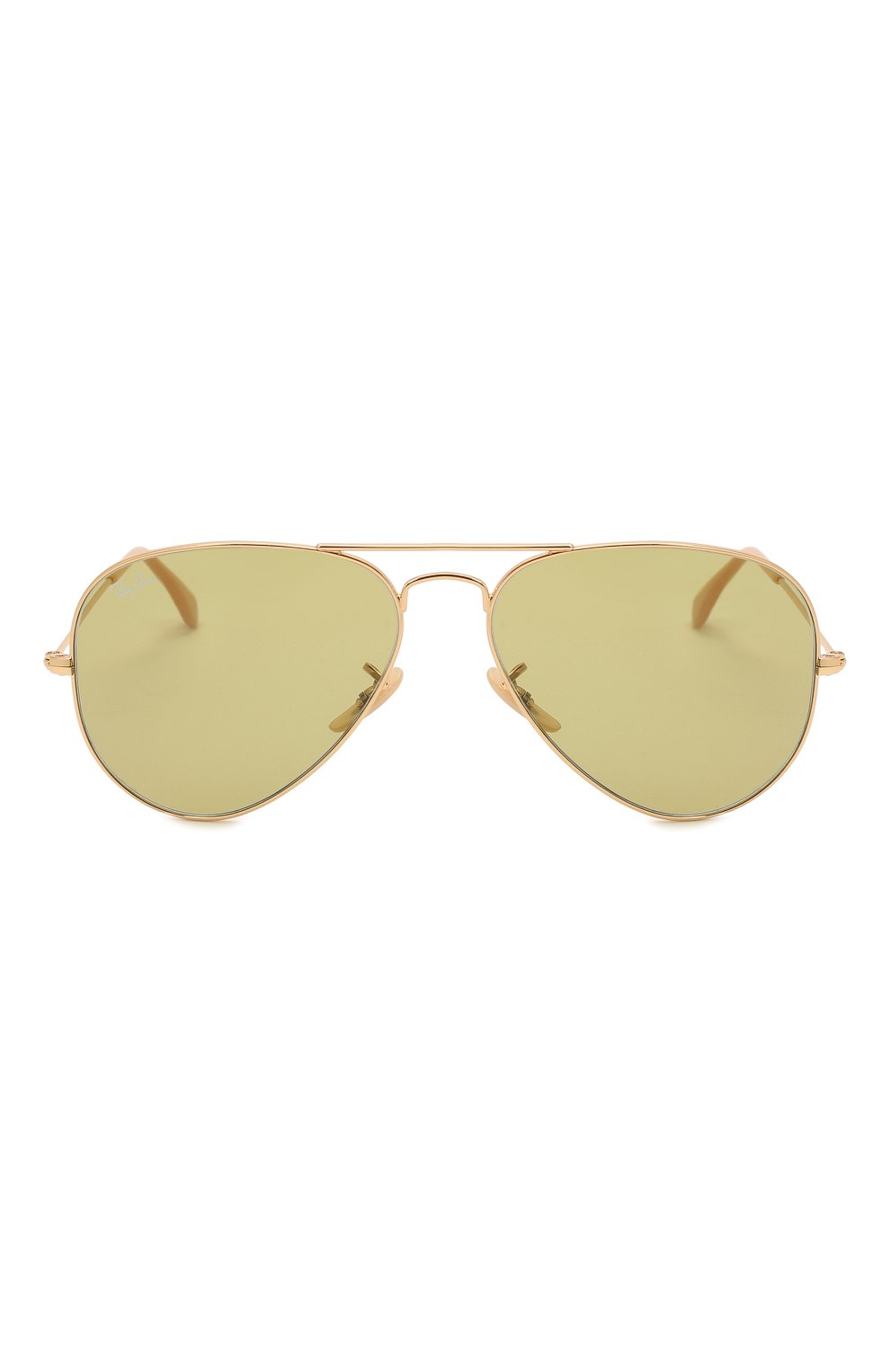 Женские солнцезащитные очки RAY-BAN золотого цвета по цене 0 руб., арт. 3025-90644C | Фото 4 Женские солнцезащитные очки RAY-BAN золотого цвета, арт. 3025-90644C | Фото 4 (Кросс-КТ: С/з-унисекс; Региональные ограничения белый список (Axapta Mercury): RU; Тип очков: С/з; Очки форма: Авиаторы; Оптика Гендер: оптика-унисекс)