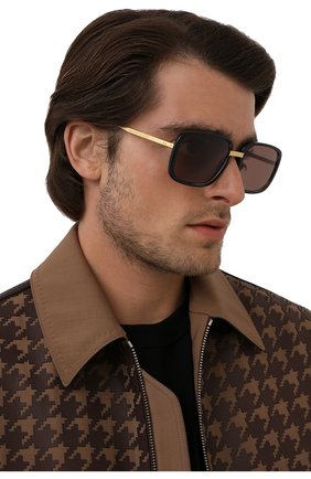 Женские солнцезащитные очки GUCCI черного цвета по цене 39950 руб., арт. GG0787S 002 | Фото 2 Женские солнцезащитные очки GUCCI черного цвета, арт. GG0787S 002 | Фото 2
