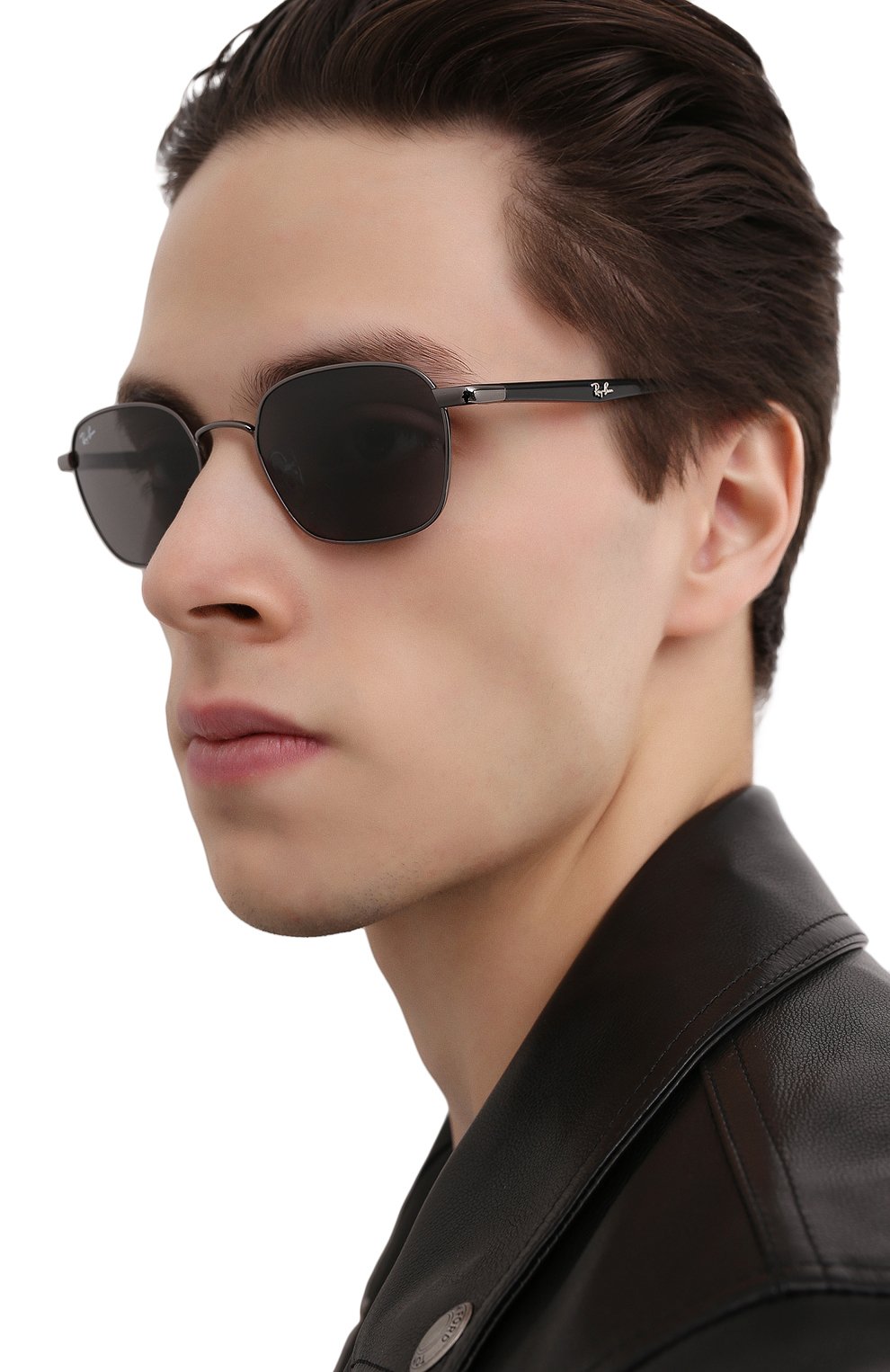 Женские солнцезащитные очки RAY-BAN черного цвета, арт. 3664-004/B1 | Фото 3 (Кросс-КТ: С/з-унисекс; Региональные ограничения белый список (Axapta Mercury): RU; Тип очков: С/з; Оптика Гендер: оптика-унисекс; Очки форма: Прямоугольные)