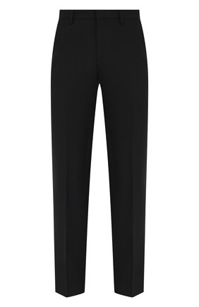 Мужские шерстяные брюки DRIES VAN NOTEN черного цвета по цене 64800 руб., арт. 211-20921-2227 | Фото 1 Мужские шерстяные брюки DRIES VAN NOTEN черного цвета, арт. 211-20921-2227 | Фото 1 (Материал подклада: Хлопок; Стили: Классический; Материал внешний: Шерсть; Случай: Формальный, Повседневный; Длина (брюки, джинсы): Стандартные)