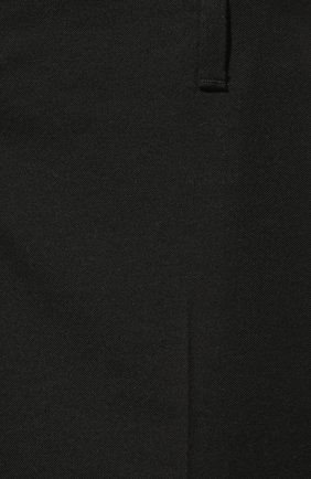 Женские брюки из хлопка и шерсти DRIES VAN NOTEN черного цвета, арт. 211-30920-2277 | Фото 5 (Материал внешний: Шерсть, Хлопок; Длина (брюки, джинсы): Стандартные; Женское Кросс-КТ: Брюки-одежда; Силуэт Ж (брюки и джинсы): Прямые; Региональные ограничения белый список (Axapta Mercury): RU; Стили: Классический; Случай: Формальный)