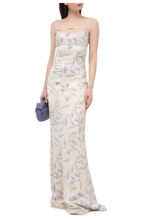 Женское платье из вискозы JACQUEMUS голубого цвета по цене 89950 руб., арт. 211DR12/104323 | Фото 2 Женское платье из вискозы JACQUEMUS голубого цвета, арт. 211DR12/104323 | Фото 2