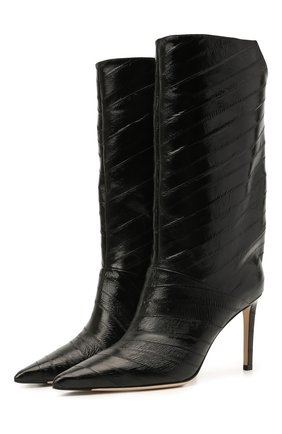 Женские кожаные сапоги beren 85 JIMMY CHOO черного цвета по цене 103000 руб., арт. BEREN 85/ZER | Фото 1 Женские кожаные сапоги beren 85 JIMMY CHOO черного цвета, арт. BEREN 85/ZER | Фото 1