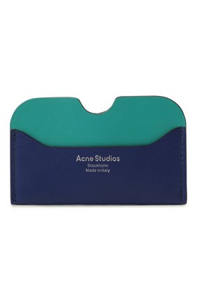 Женский кожаный футляр для кредитных карт ACNE STUDIOS синего цвета по цене 10500 руб., арт. CG0155/W | Фото 1 Женский кожаный футляр для кредитных карт ACNE STUDIOS синего цвета, арт. CG0155/W | Фото 1