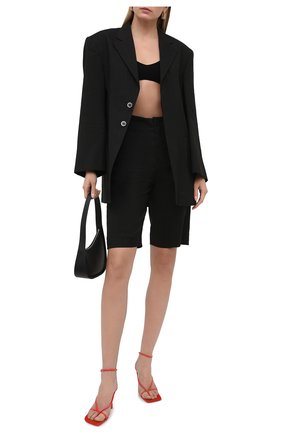 Женский бра-топ JACQUEMUS черного цвета по цене 12550 руб., арт. 211KN15/204991 | Фото 2 Женский бра-топ JACQUEMUS черного цвета, арт. 211KN15/204991 | Фото 2