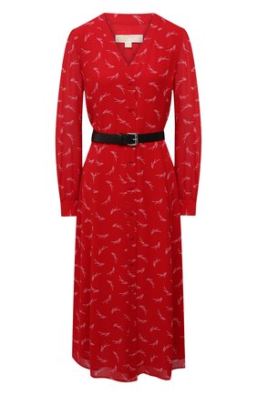 Женское платье MICHAEL MICHAEL KORS красного цвета по цене 26800 руб., арт. MH08Y46GKY | Фото 1 Женское платье MICHAEL MICHAEL KORS красного цвета, арт. MH08Y46GKY | Фото 1