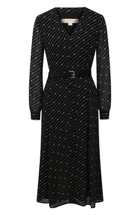 Женское платье MICHAEL MICHAEL KORS черного цвета по цене 26800 руб., арт. MH08Y46GHW | Фото 1 Женское платье MICHAEL MICHAEL KORS черного цвета, арт. MH08Y46GHW | Фото 1