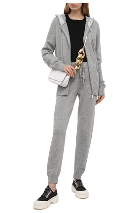 Женский кардиган MICHAEL MICHAEL KORS серого цвета по цене 29450 руб., арт. MH06PH1GAG | Фото 2 Женский кардиган MICHAEL MICHAEL KORS серого цвета, арт. MH06PH1GAG | Фото 2