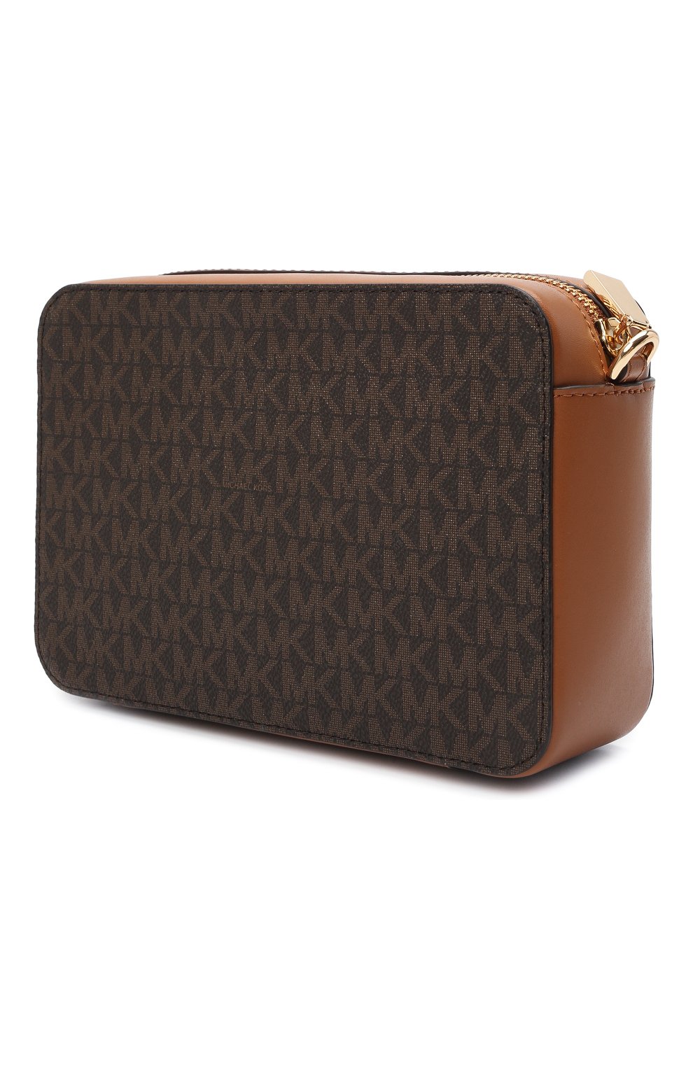 Женская сумка jet set medium MICHAEL MICHAEL KORS коричневого цвета по цене 24550 руб., арт. 32F8GF5M2B | Фото 3 Женская сумка jet set medium MICHAEL MICHAEL KORS коричневого цвета, арт. 32F8GF5M2B | Фото 3 (Сумки-технические: Сумки через плечо; Размер: medium; Ремень/цепочка: На ремешке; Материал: Текстиль, Экокожа)